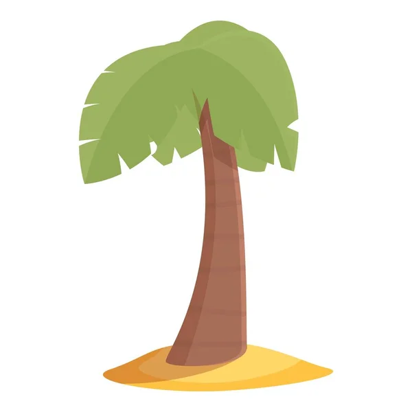 Wüste Palme Symbol Cartoon Vektor Afrika Camp Niedliche Urzeit — Stockvektor