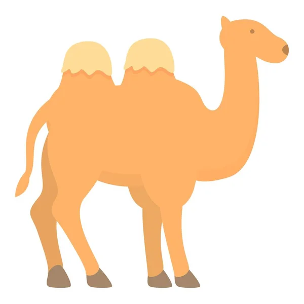 Beduinos Camello Icono Vector Dibujos Animados Campamento Tiendas Cabra Del — Archivo Imágenes Vectoriales