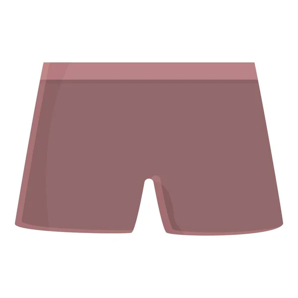 Badkläder Shorts Ikon Tecknad Vektor Simbassäng Sjölek — Stock vektor
