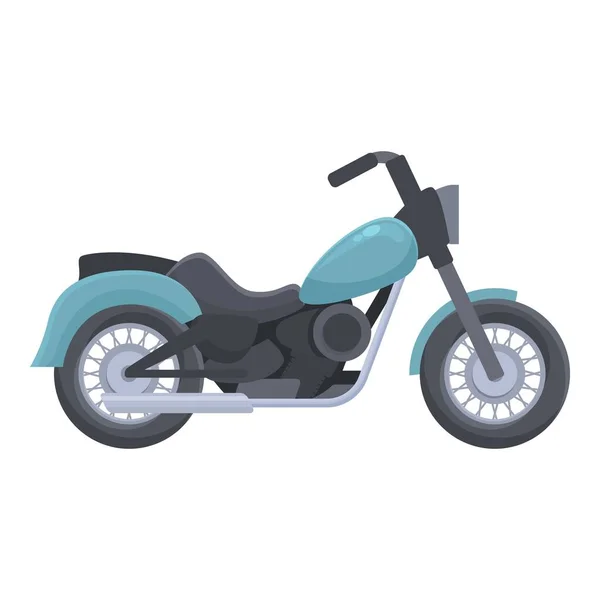 Classic Chopper Icon Cartoon Vector Bike Road Motor Sport — Stock Vector