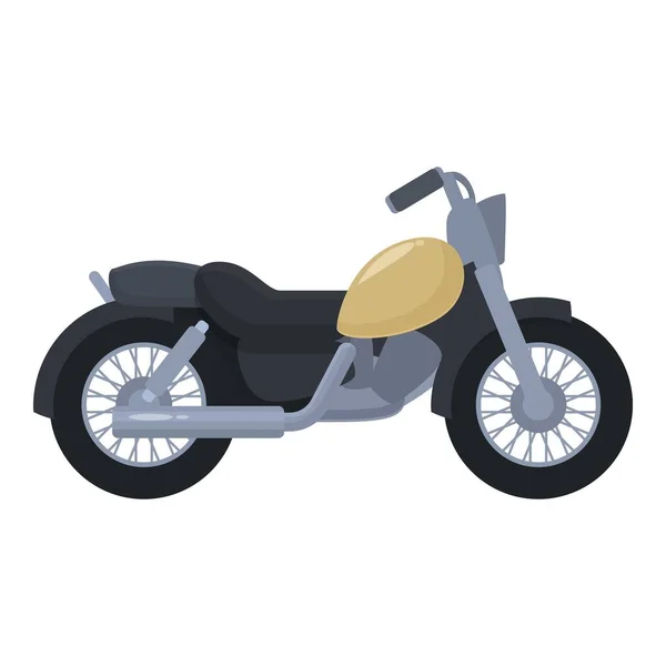 Ícone Bicicleta Vetor Cartoon Estrada Dos Motoqueiros Passeio Custome —  Vetores de Stock