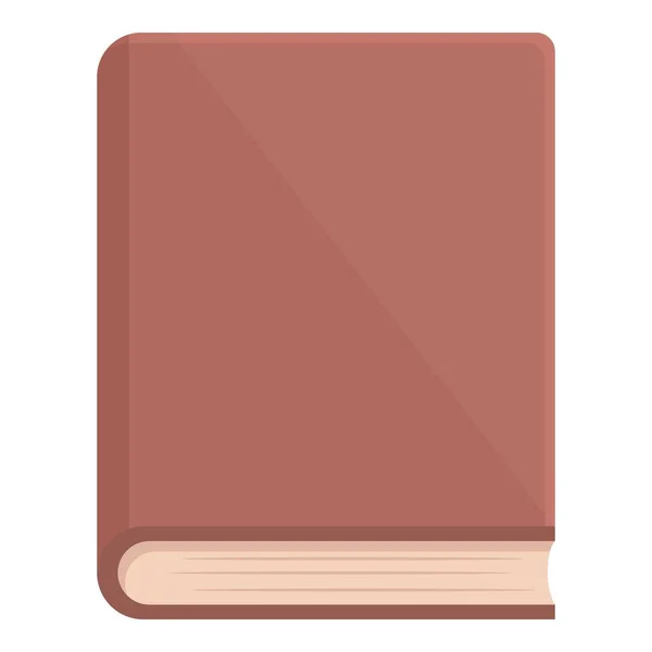 Vektor Kreslené Ikony Červené Knihy Otevřít Pracovnu Publikační Papír — Stockový vektor