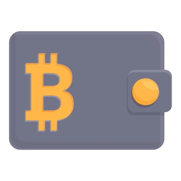 Trade Coin Icon Cartoon Vektor Kryptogeld Bitcoin Brieftasche — Stockvektor