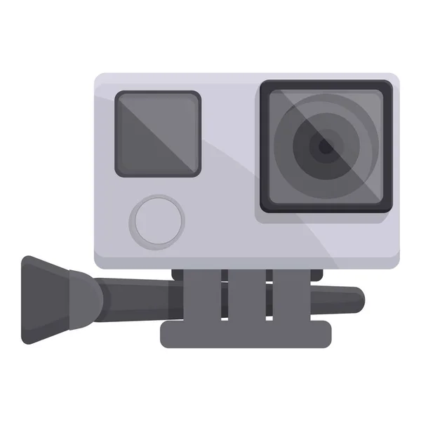 Kamera Simgesi Karikatür Vektörünü Kullan Spor Kamerası Dijital — Stok Vektör