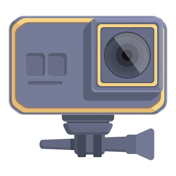 Cam Icon Cartoon Vector Активный Спорт Цифровая Приборная Камера — стоковый вектор