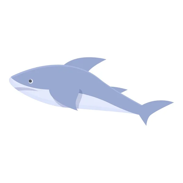 Vektor Ikon Žraloka Znamení Nebezpečí Mořské Léto — Stockový vektor