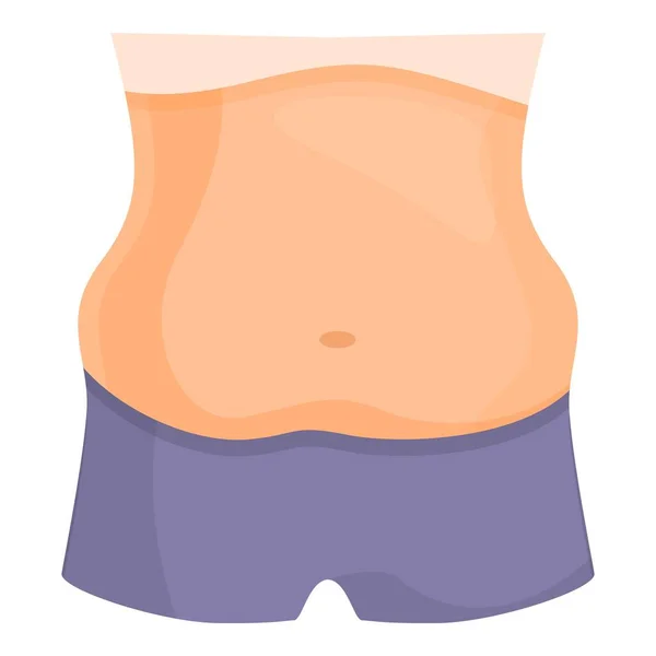 ベリーアイコン漫画ベクトル 太った体だ 形状健康 — ストックベクタ
