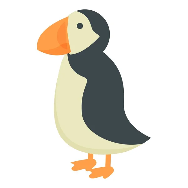 Izland Pingvin Ikon Rajzfilm Vektor Utazási Térkép Nyaralás — Stock Vector