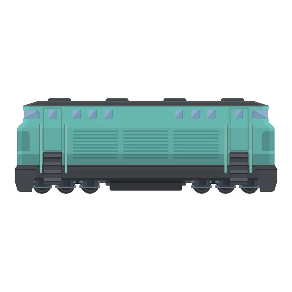 Icono Tren Vector Dibujos Animados Carril Carga Aceite Transporte — Archivo Imágenes Vectoriales