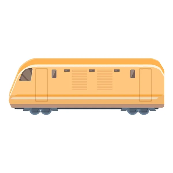 Vitesse Train Icône Dessin Animé Vecteur Marchandises Fret Voyages Routiers — Image vectorielle