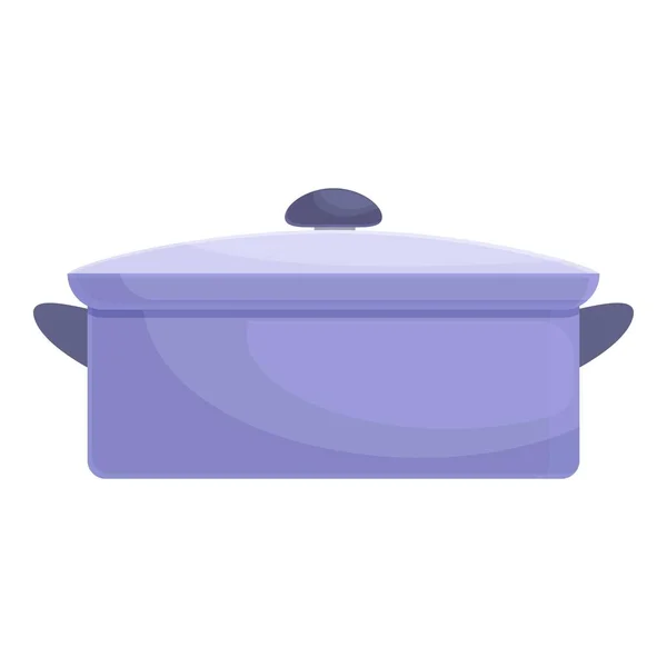Saucepan Pot Icon Cartoon Vector Kitchen Cook Dish Cook — Stock Vector