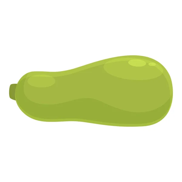 Vegetable Marrow Icon Cartoon Vector Farm Zucchini Food Green — Stock Vector