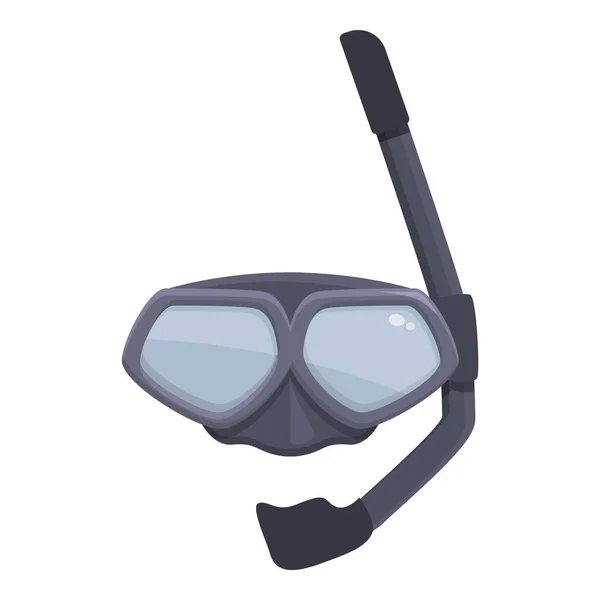 Sea Dive Maske Symbol Cartoon Vektor Badesommer Schnorchelausrüstung — Stockvektor