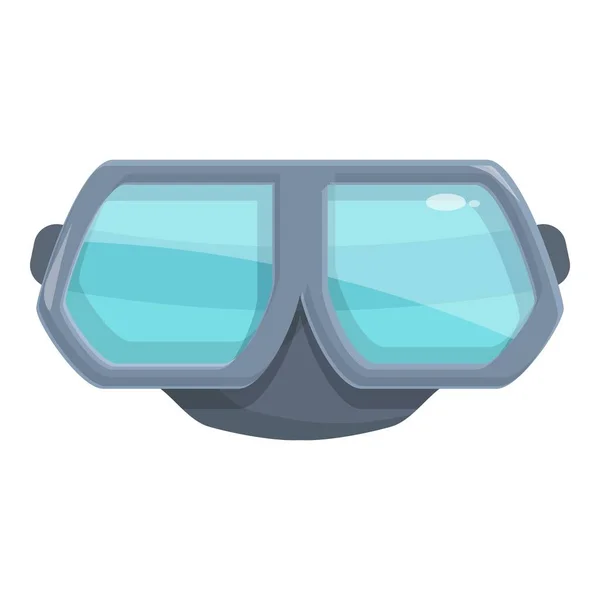 Summer Diving Mask Icon Cartoon Vector Scuba Swimming Water Swim — Stock Vector