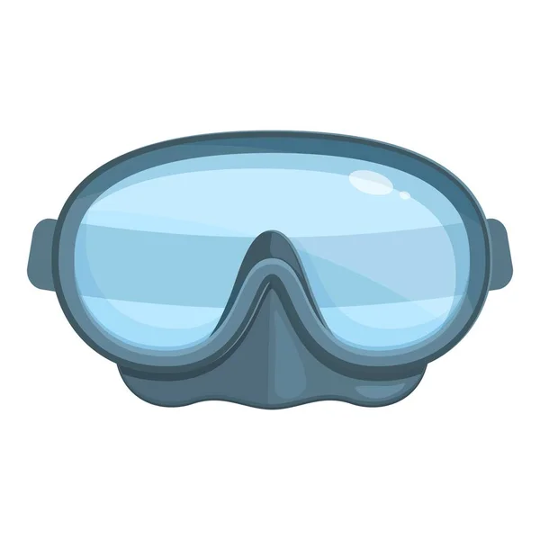 Dive Equipment Icon Cartoon Vector Scuba Mask Summer Water Travel — Stock Vector