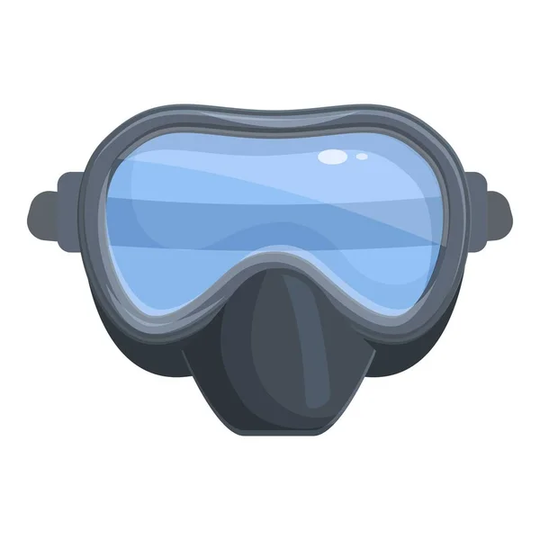 Ícone Máscara Natação Viagem Vetor Cartoon Nadar Equipamento Mergulho — Vetor de Stock
