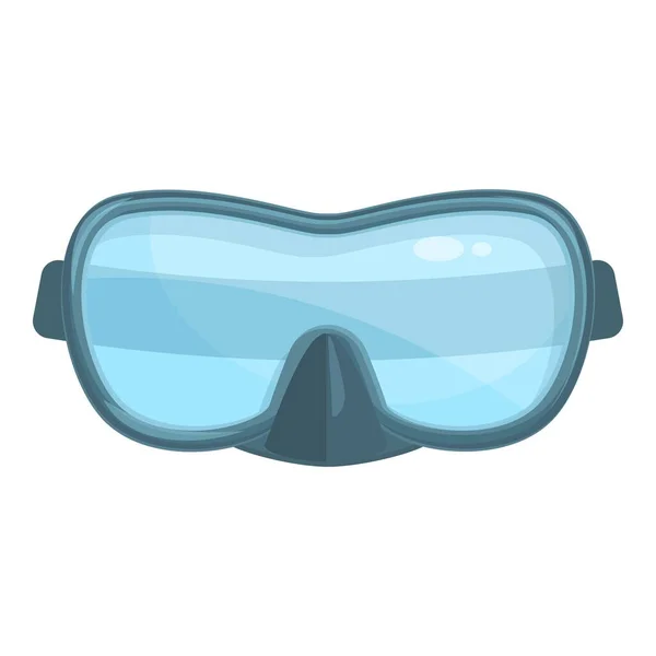 Wassertauchen Maske Symbol Cartoon Vektor Tauchen Badesommer — Stockvektor