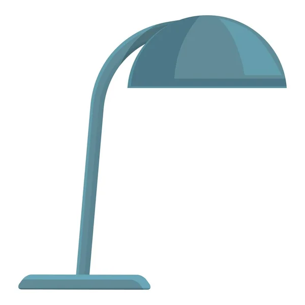 Lampada Acciaio Blu Icona Vettore Cartone Animato Luce Casa Decorazione — Vettoriale Stock