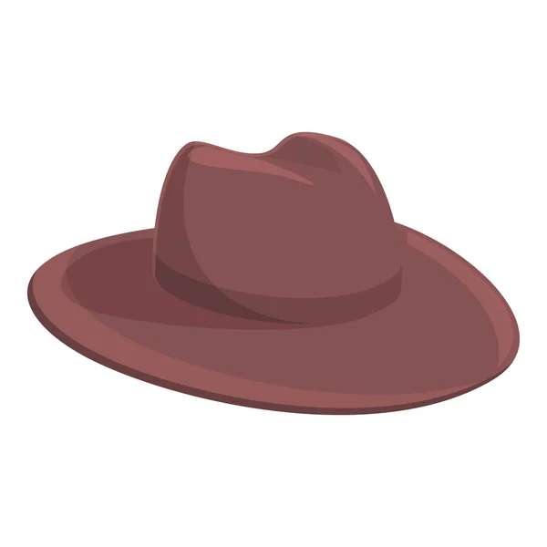 Αμερικανική Καουμπόικο Καπέλο Εικονίδιο Φορέα Κινουμένων Σχεδίων Δυτικό Ροντέο Δυτική — Διανυσματικό Αρχείο
