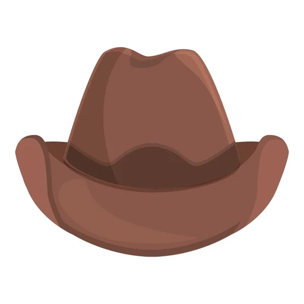 Element Cowboy Hat Icon Cartoon Vector Western Leather American Retro — Stock Vector