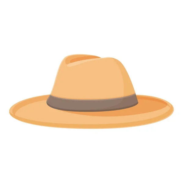 Κοστούμια Καουμπόι Καπέλο Εικονίδιο Κινουμένων Σχεδίων Φορέα Δυτικό Ροντέο Άγρια — Διανυσματικό Αρχείο
