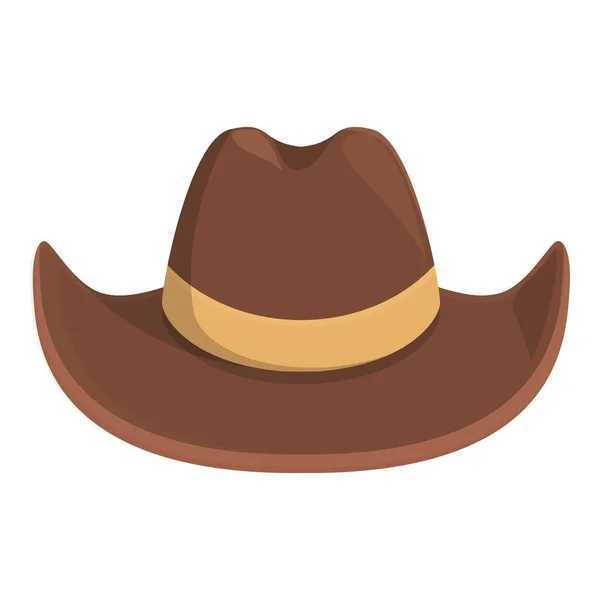 Wild Cowboy Chapéu Ícone Cartoon Vector Elemento Rodeio Desenho Fantasia — Vetor de Stock