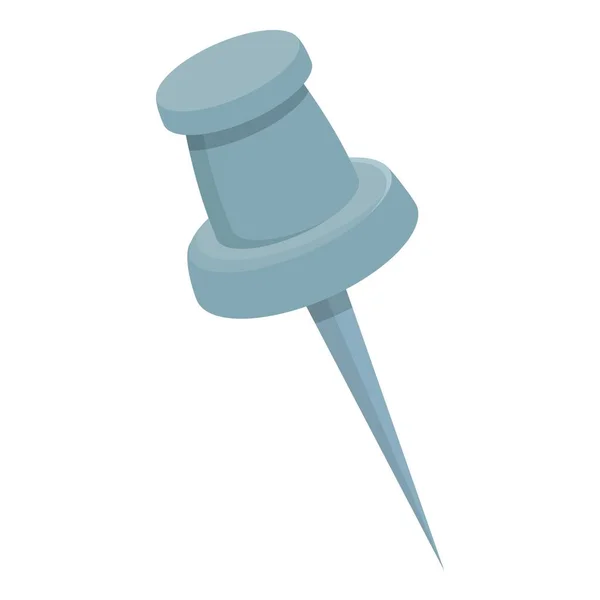 Metallstift Symbol Cartoon Vektor Push Pin Clip Note — Stockvektor