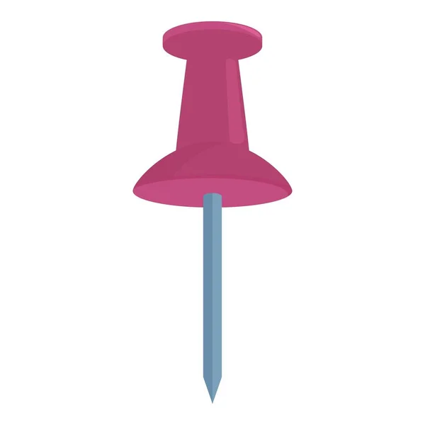 Clip Pin Icon Cartoon Vector Бумажная Атака Совет Директоров — стоковый вектор