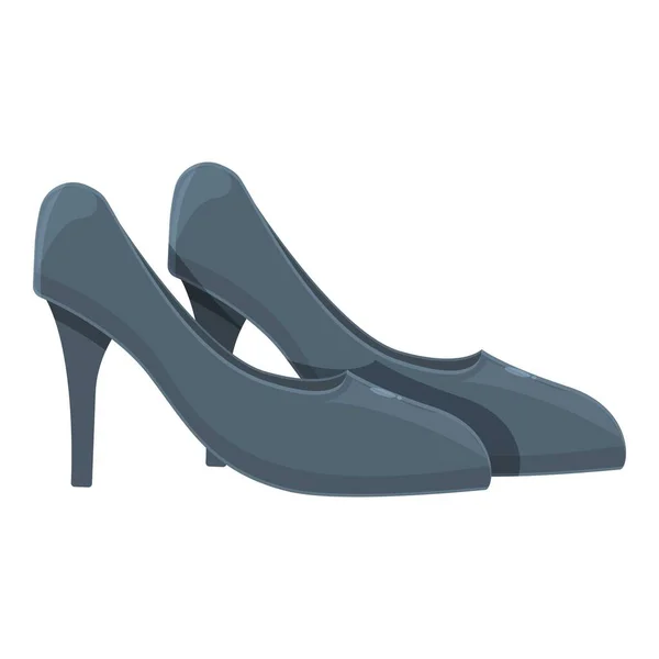 Shopping High Heels Schuhe Ikone Cartoon Vektor Mode Weiblich Klassisch — Stockvektor