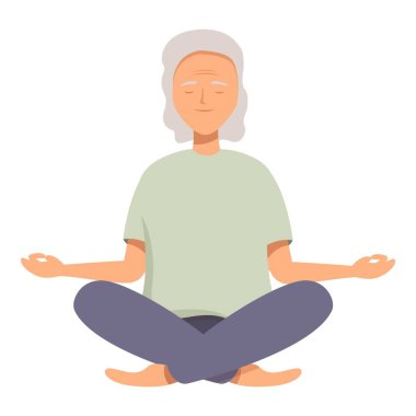 Kıdemli adam nilüferde meditasyon yapıyor, huzur ve farkındalık arıyor.