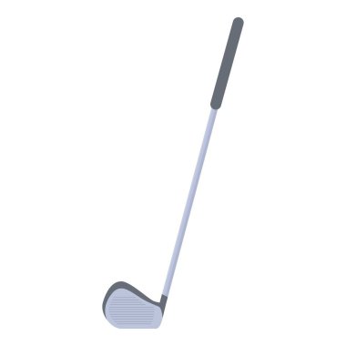 Golf sopasının minimalist çizimi, golf konseptini tasvir ediyor.