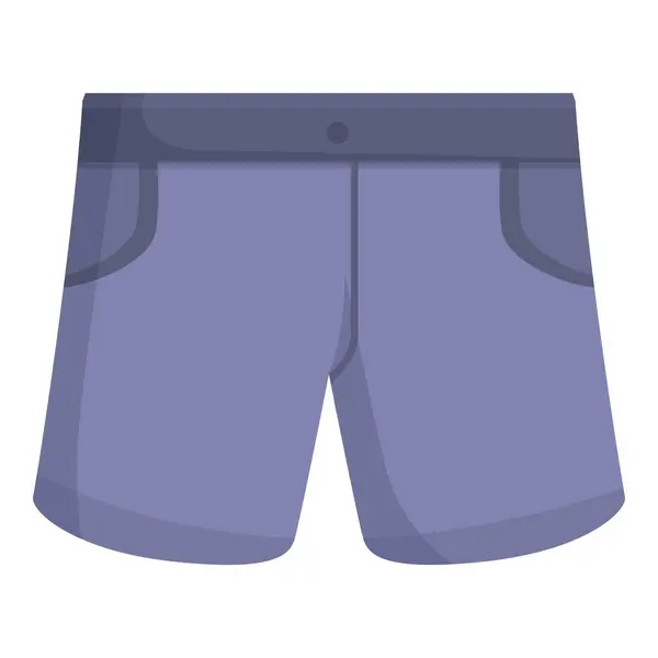 stock vector Denim shorts are a summer wardrobe staple, offering a cool and casual look for various occasions