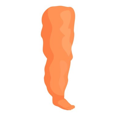 Human leg with advanced elephantiasis, a tropical disease causing extreme swelling clipart