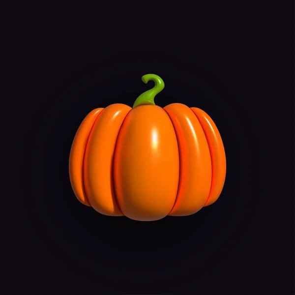 Abóbora Inflável Feliz Elemento Decoração Halloween Para Banner Cartaz Jack — Vetor de Stock