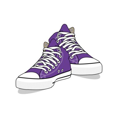 Ayakkabı Vektör Resmini ve Resmini Converse