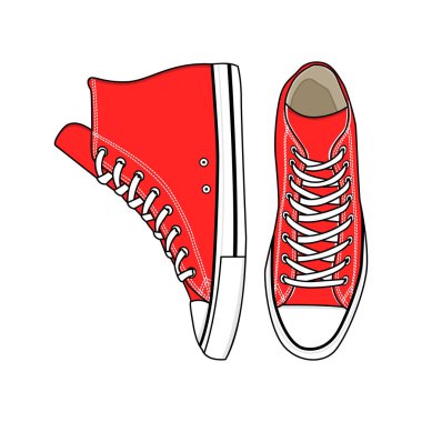 Ayakkabı Vektörü Resmini ve Resmini Yapılandır