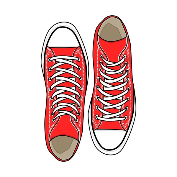 Converse Shoe Vector Image Illustration — Stock Vector
