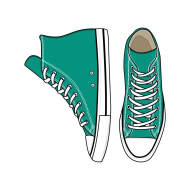 Ayakkabı Vektör Resmini ve Resimleri Sunar