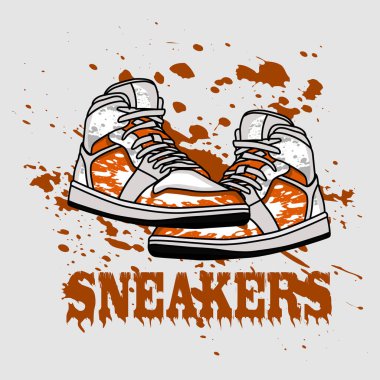 Ayakkabı Sneaker Ayakkabı Vektörü ve Görüntü