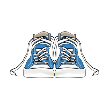 Shoes Sneakers Streetwear Vector Image And Illustration
