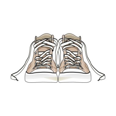 Shoes Sneakers Streetwear Vector Image And Illustration