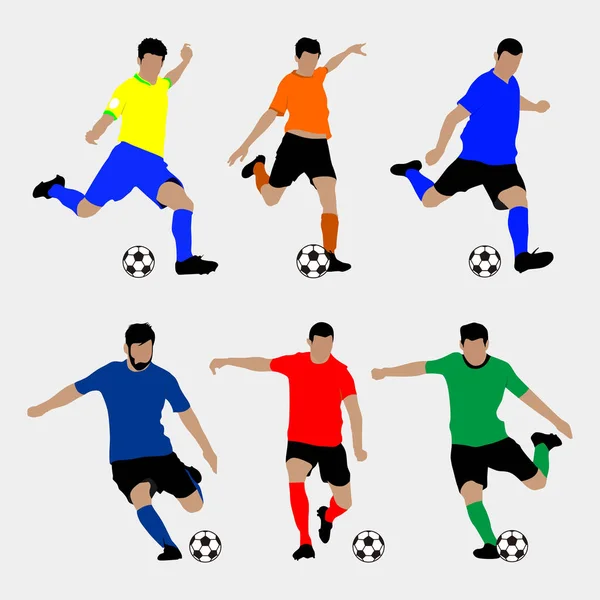 Ποδόσφαιρο Διανυσματική Εικόνα Και Εικονογράφηση — Διανυσματικό Αρχείο