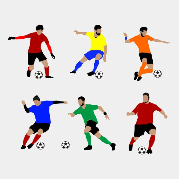 Fußball Vektor Bild Und Illustration — Stockvektor