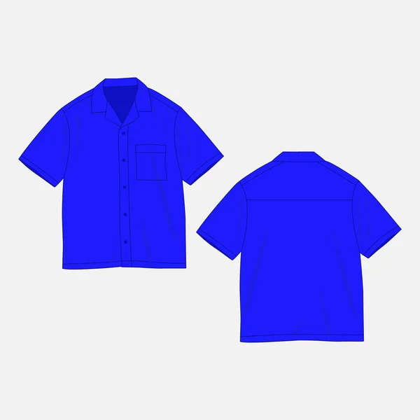 Imagem Ilustração Botão Shirt Vector —  Vetores de Stock