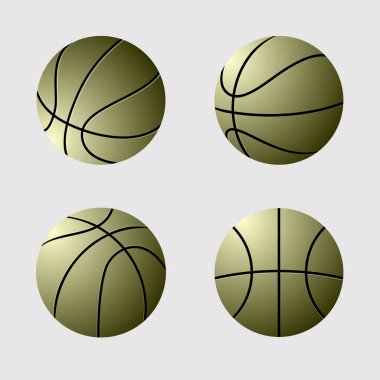 Bola Sepet Renk Vektörü Görüntü ve Görüntü