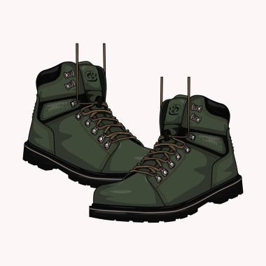 Güvenlik Ayakkabıları Vektör Resmi ve Görüntü