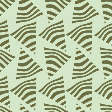 Vector seamless pattern. Repeating geometric tiles from striped elements. Modern stylish abstract texture for textile and block print