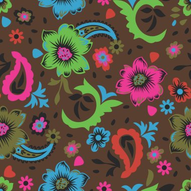 Vintage background. Floral seamless pattern. Abstract elegance pattern with floral background. Flourish wallpaper with flowers for textile fabric print