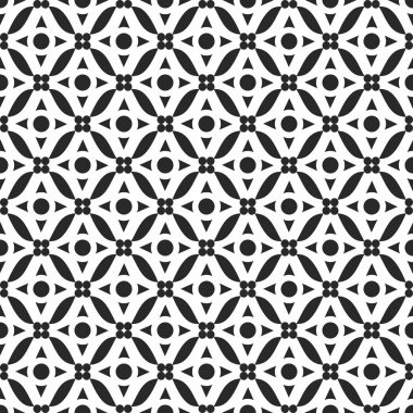 Geometrik şekilli kusursuz desen. vektör illüstrasyonu.