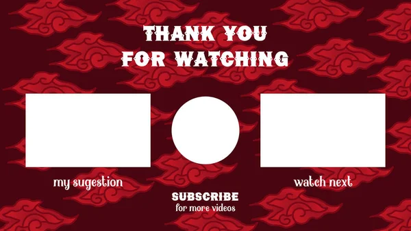 son ekran batik video şablon resimleri, içerik oluşturucular için mükemmel